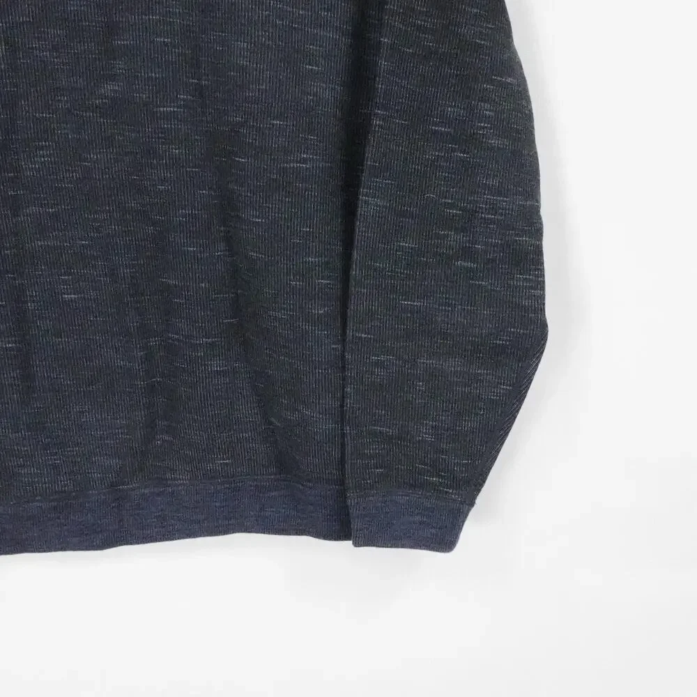 Tommy Bahama Sweater‎ Mens Large Blue Reversible Half Zip Pullover Fall